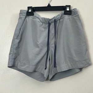 Athleta gray striped athletic shorts size S